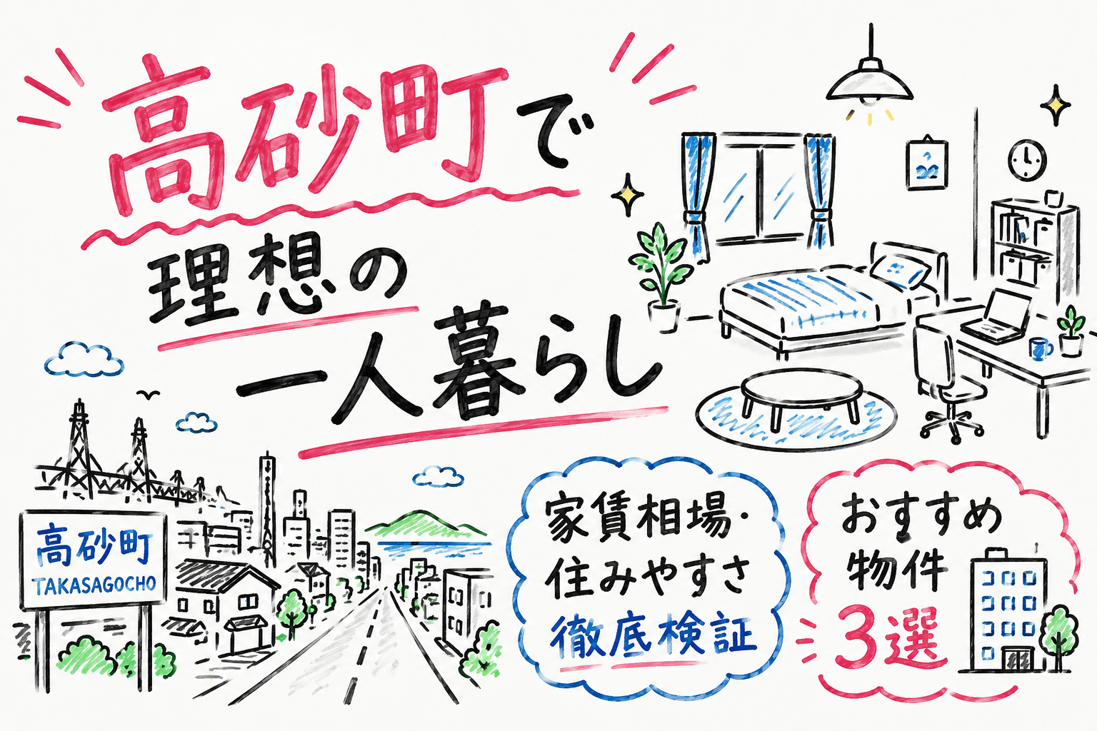 高砂町で理想の一人暮らし 室蘭工大近く