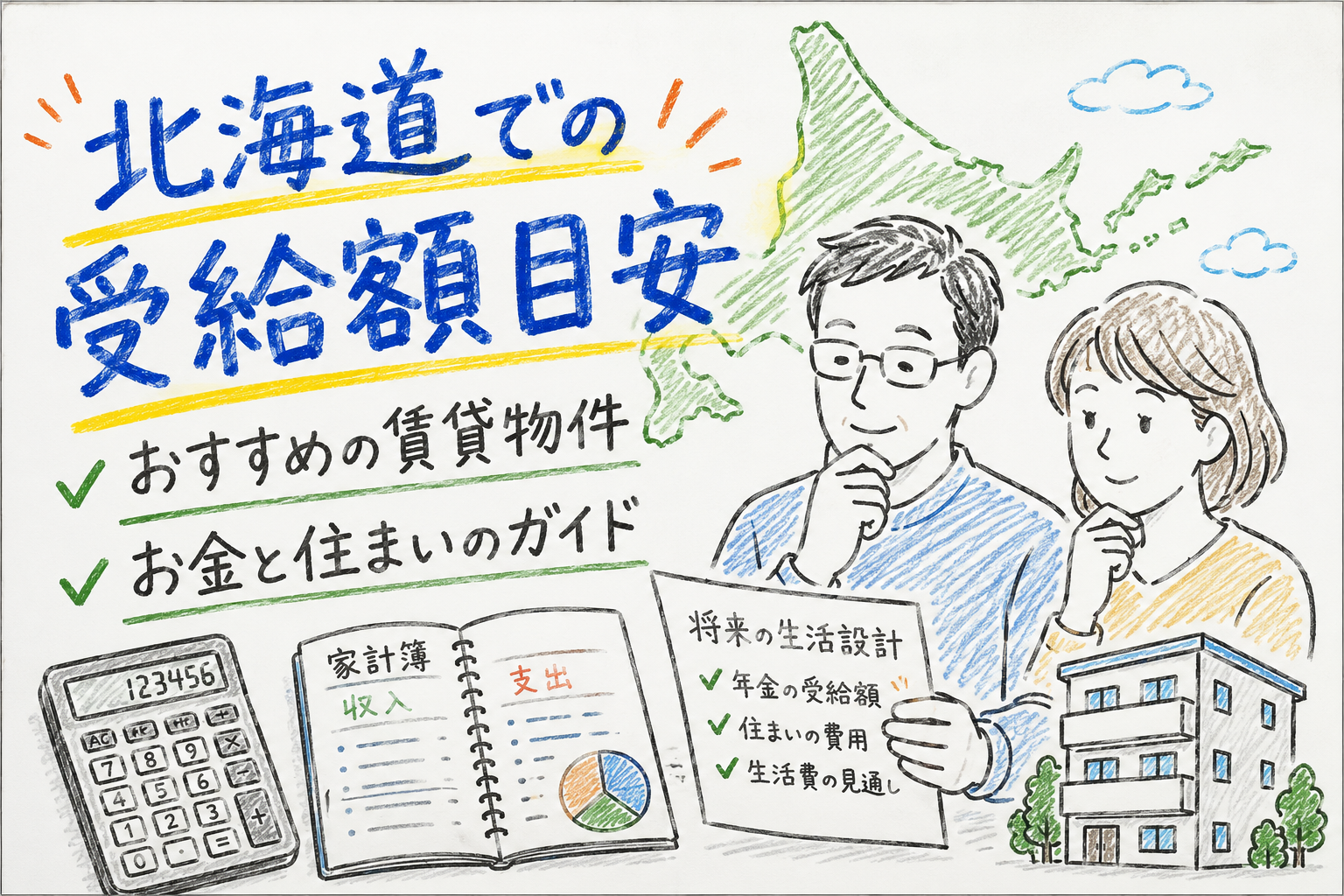 北海道での受給額目安 (post 7657)